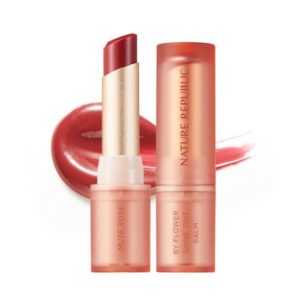 By Flower Shine Tint Balm - 04 Mute Rose - Image 2