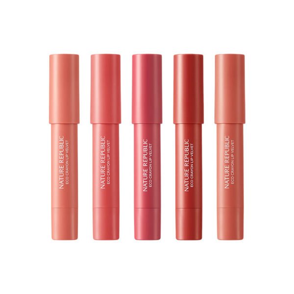 By Flower Eco Crayon Lip Velvet - 04 Chilli Red - Image 4